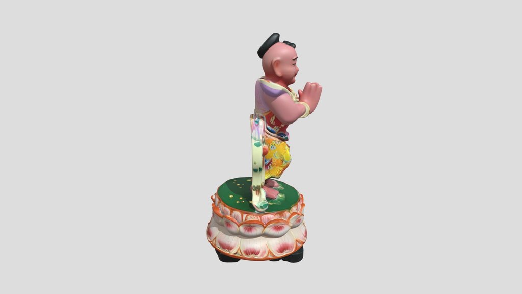 Ornate Deity Statue 3d Model (6)