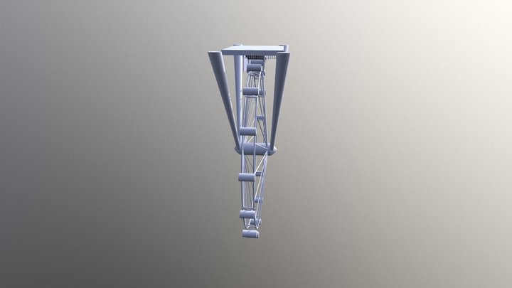 wheel in town 3D Model