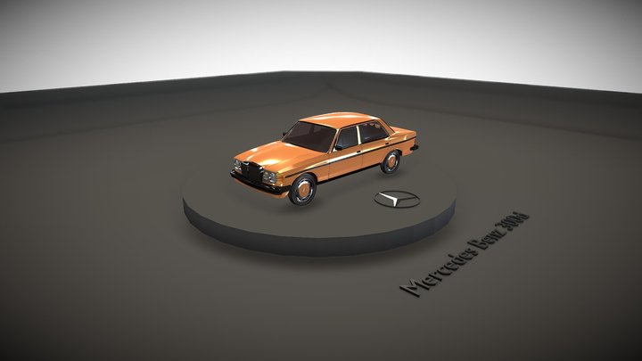 Mercedes Benz 300d w123 – Modèle 3D gratuit STL