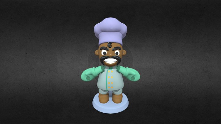 Muffin Man 3D Model