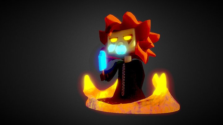 Kingdom hearts fan art. -Got it memorized? 3D Model