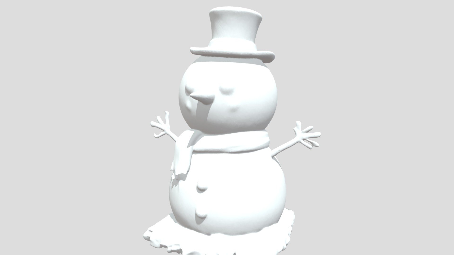 Little_snowman_0404095220_generate - Download Free 3D model by ...