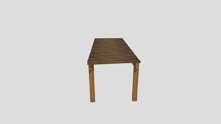 lowpoly dock 3D Model