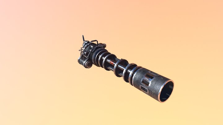 3D-model: Minigun 3D Model