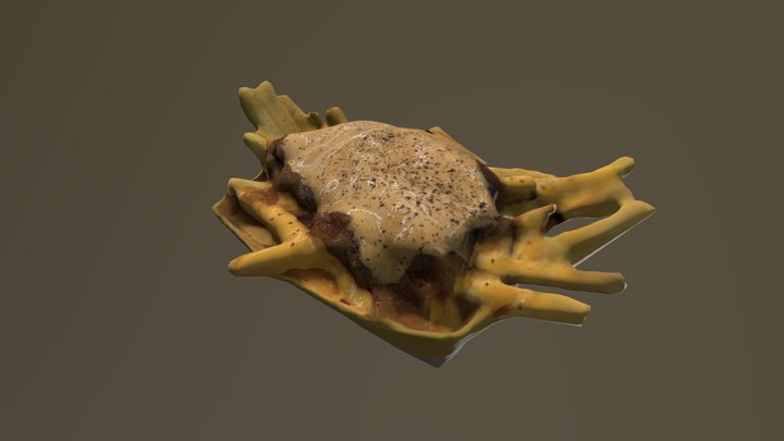 cheese fries 3D Model