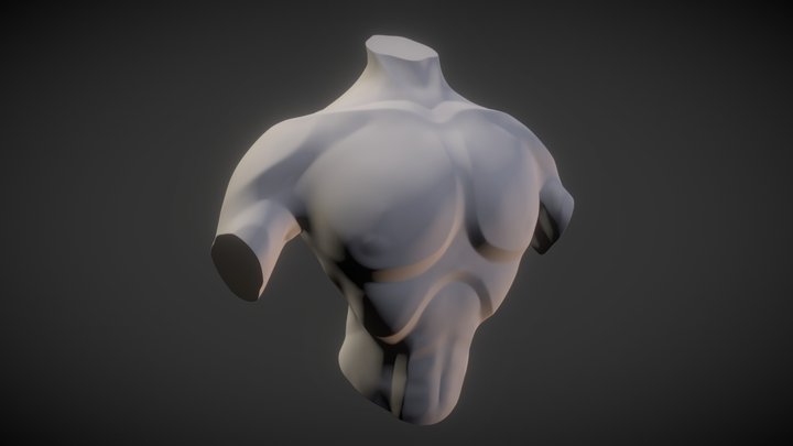 #SculptJanuary19 Day 3 - Chest 3D Model