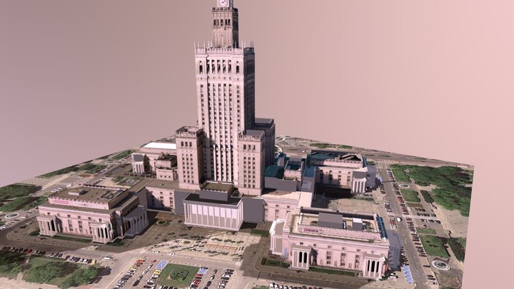 Palac Kultury 2019 3D Model