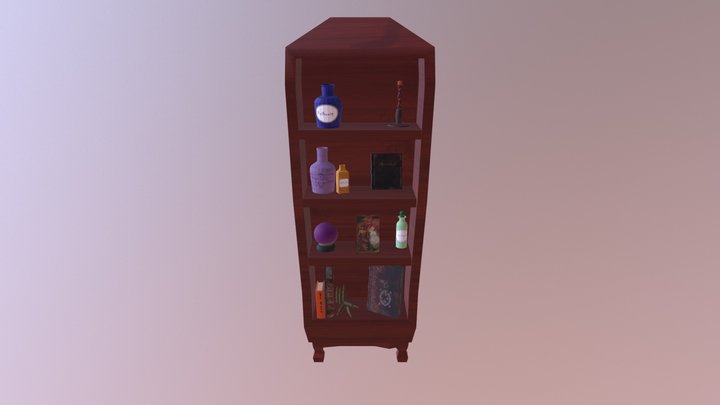 Practice Cabinet Scene 3D Model