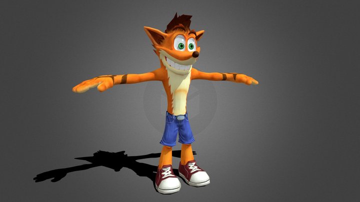 Crash of the Titans + Beta Model over Crash [Crash Bandicoot 4