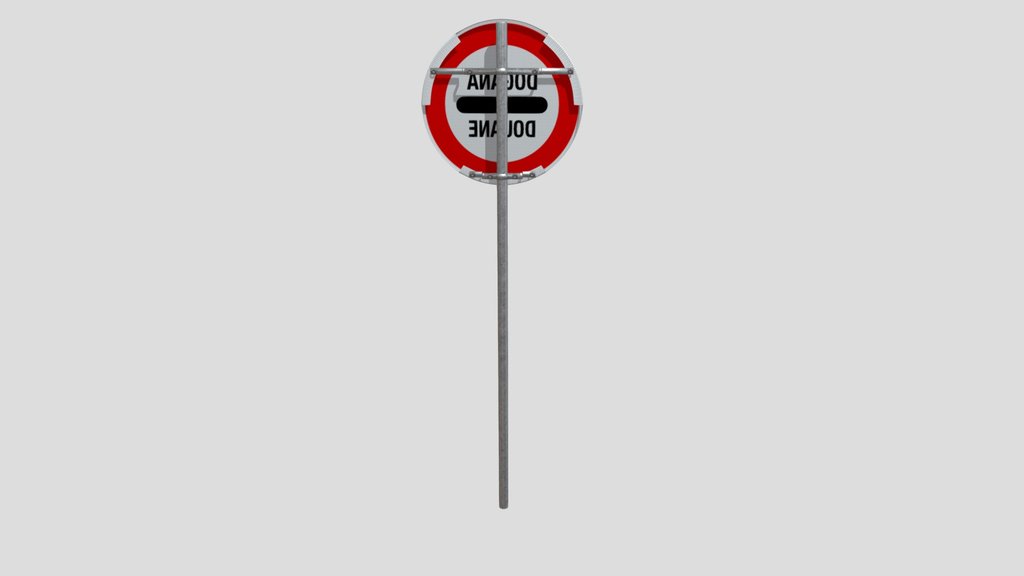 Dogana Road Sign