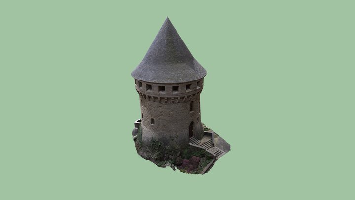 Tour Tanguy - Brest 3D Model