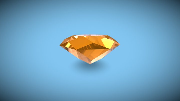 Powers of Diamonds : Birthday - November Topaz 3D Model