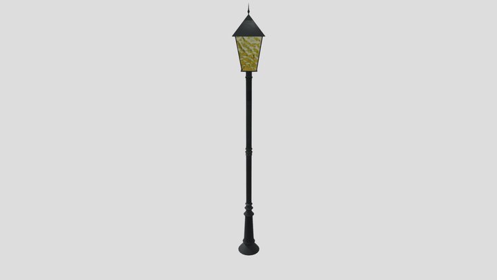 Lamp Post Final 3D Model