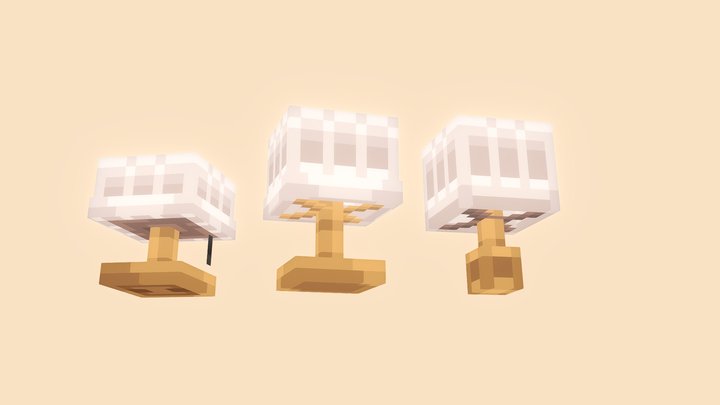 Table Lamp Pack 3D Model