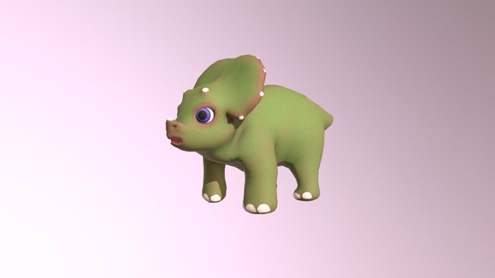 Triceratops Model 3D Model