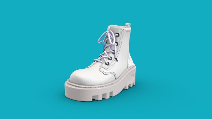 White Boot 3D Model