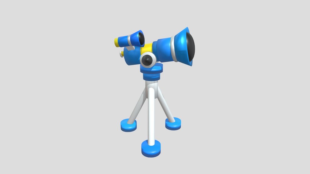 3D modeling teleskop