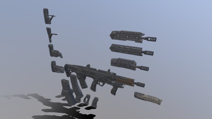 Call of Duty: Black Ops 7 - Maddox RFB – Kostenloses 3D-Modell STL