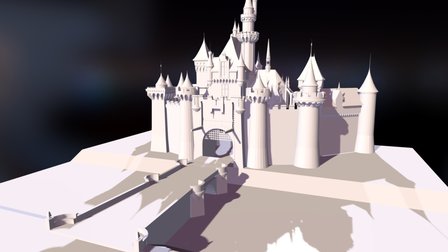 Disneyland's Sleeping Beauty Castle 3D Model