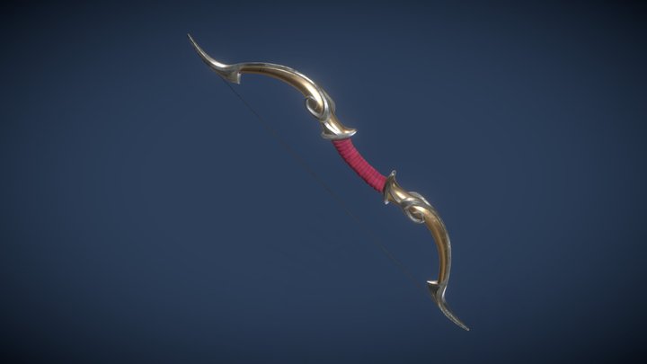 Bow of Odysseus Fan Art Immortals: Fenyx Rising 3D Model