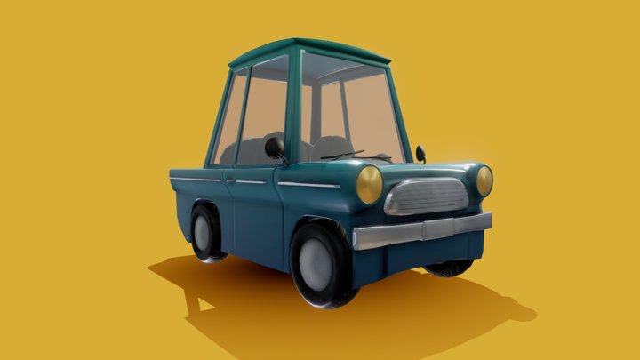 Stylized Car 3D Model
