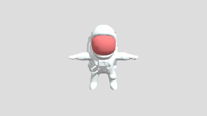 astronaut dance 3D Model