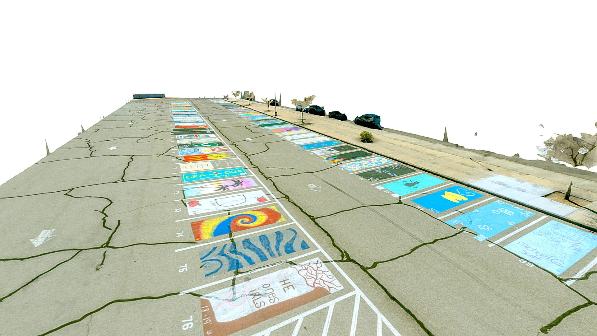 La Cueva High School Senior Parking Murals
