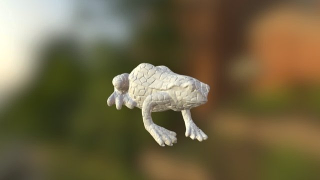 Frosch01 DAVID Ceramic BUILDER 3D Model