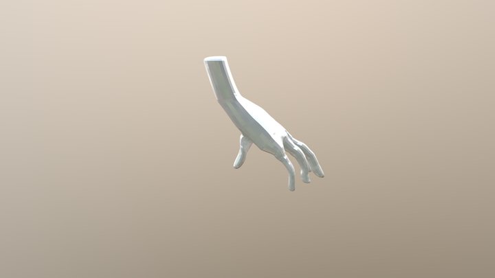 hand table color 3D Model