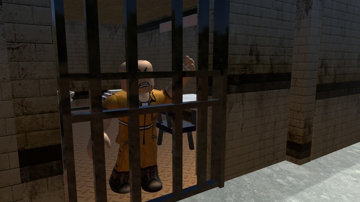 Whole Prison 3D Model