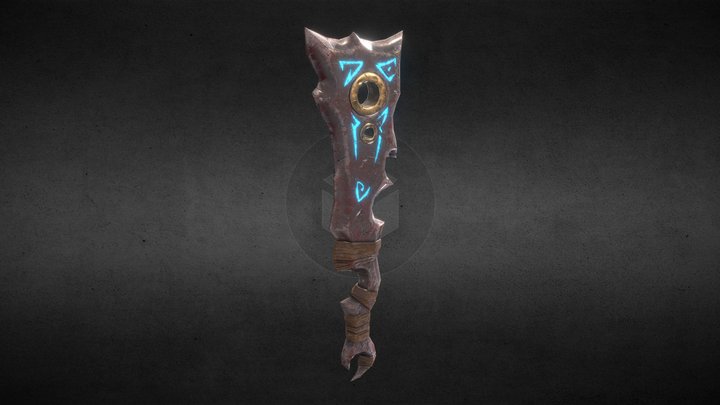 Stilized Sword #4 3D Model