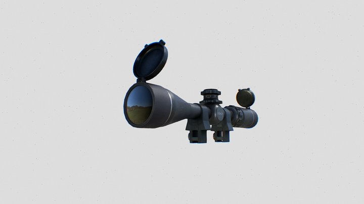 16x Sniper Scope 3D Model