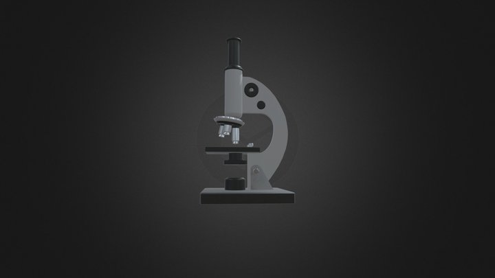 Compound Microscope 3D Model