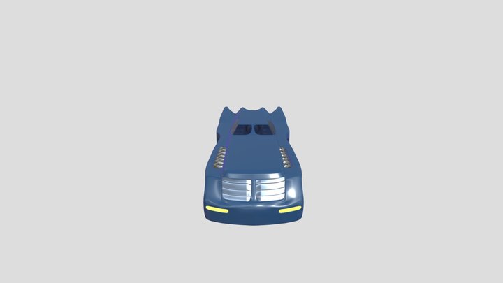 Batmobile 3D Model