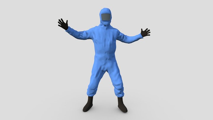 Hazmat Suit (Version 3) 3D Model