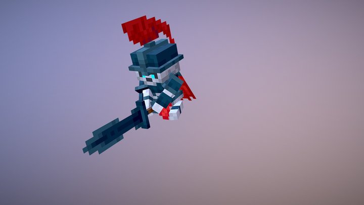 Skeleton soldier [V1] 3D Model