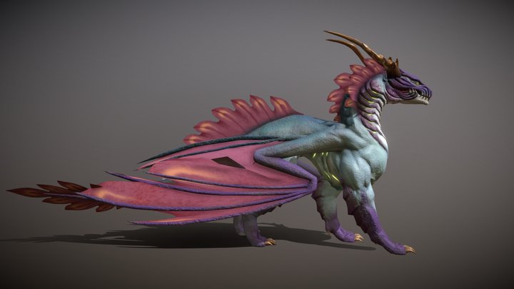 dragon model idle 3D Model