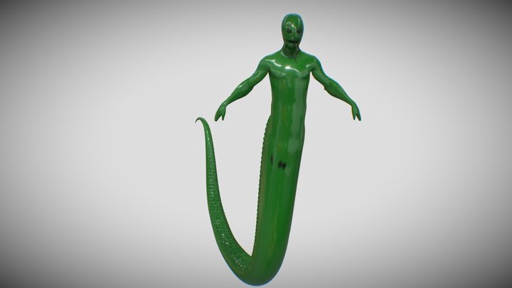 Snake man 3D Model