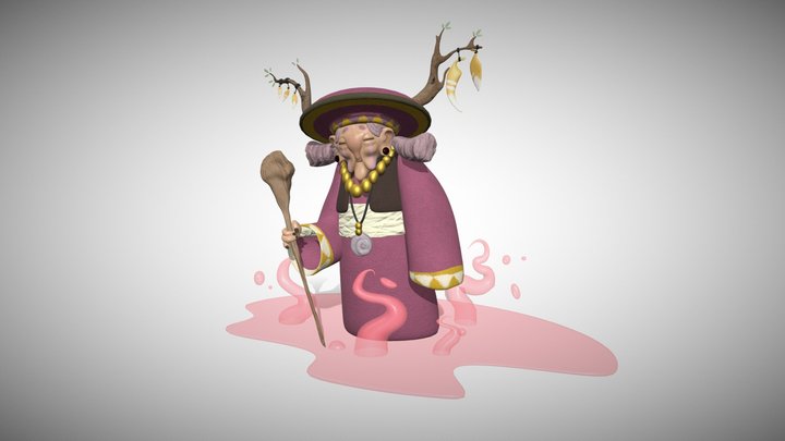 Forest Witch 3D Model