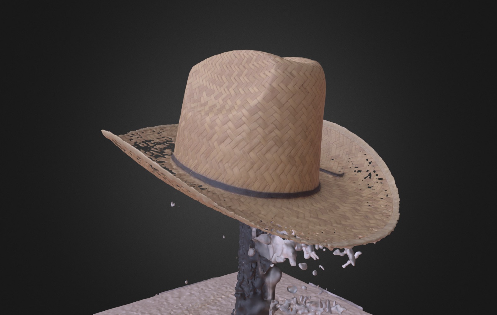 straw hat zbrush