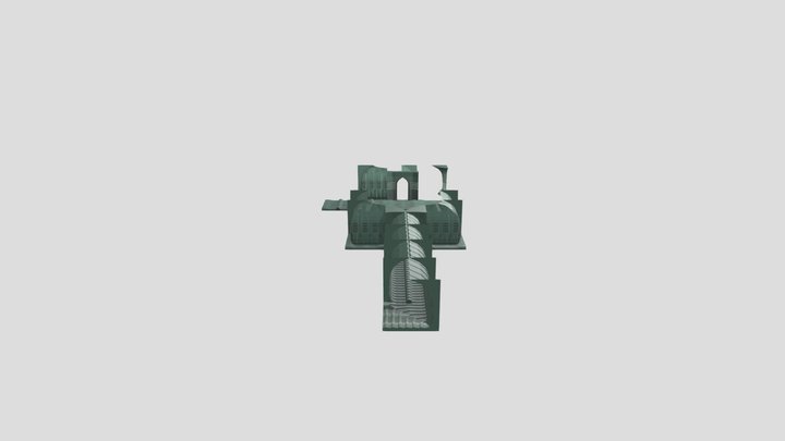 Alien-themed assets 3D Model