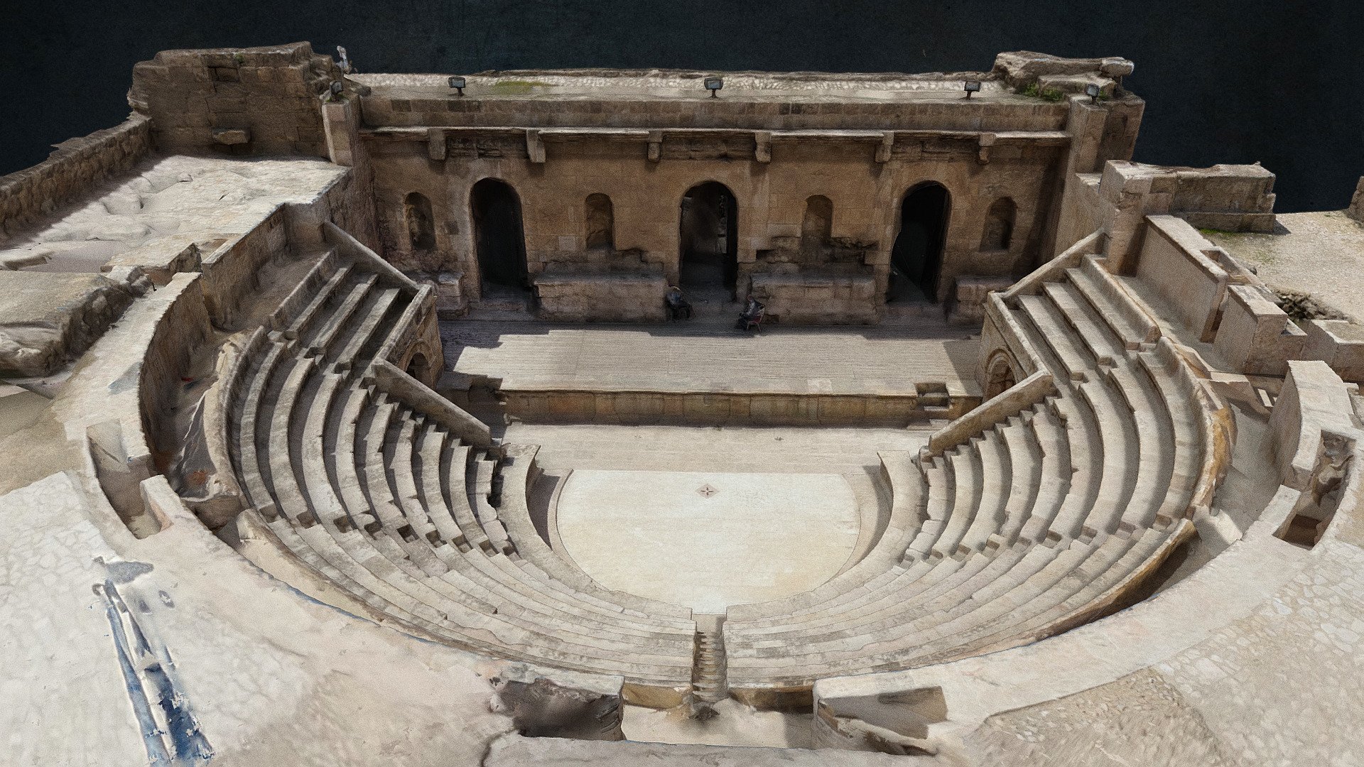 Odeon theater of Amman | JORDAN - Buy Royalty Free 3D model by ...