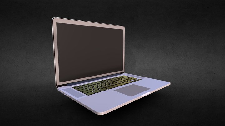 Apple Laptop 3D Model