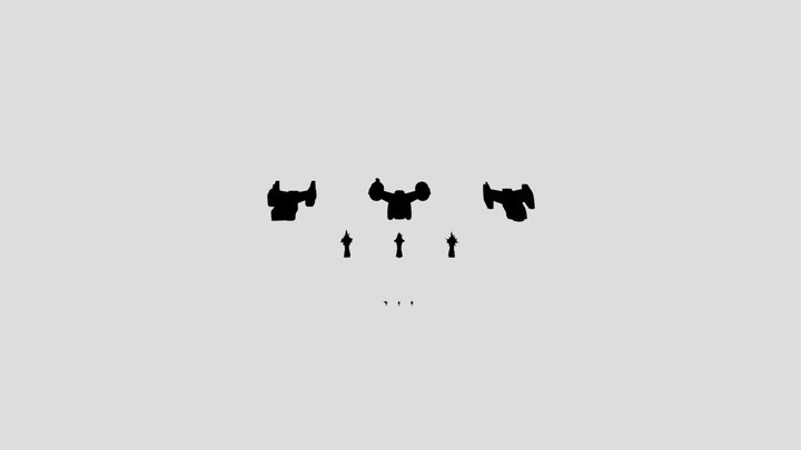Silhouettes 3D Model