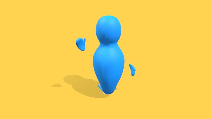 BlueMan 3D Model