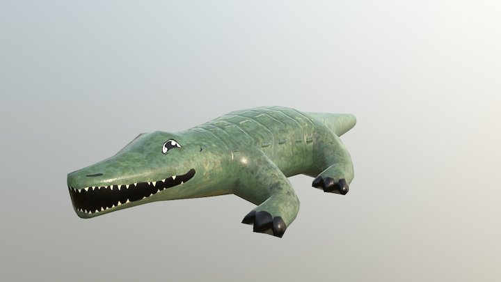 Pool Gator 3D Model