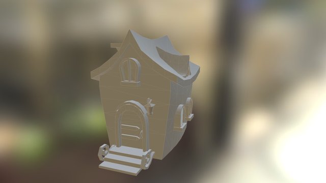 Little House Cottage 3D Model