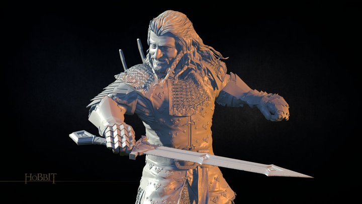 The Hobbit Figurines_FILI 3D Model