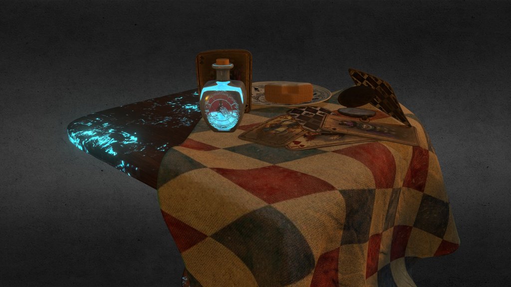 Alice In Wonderland Table Still Life