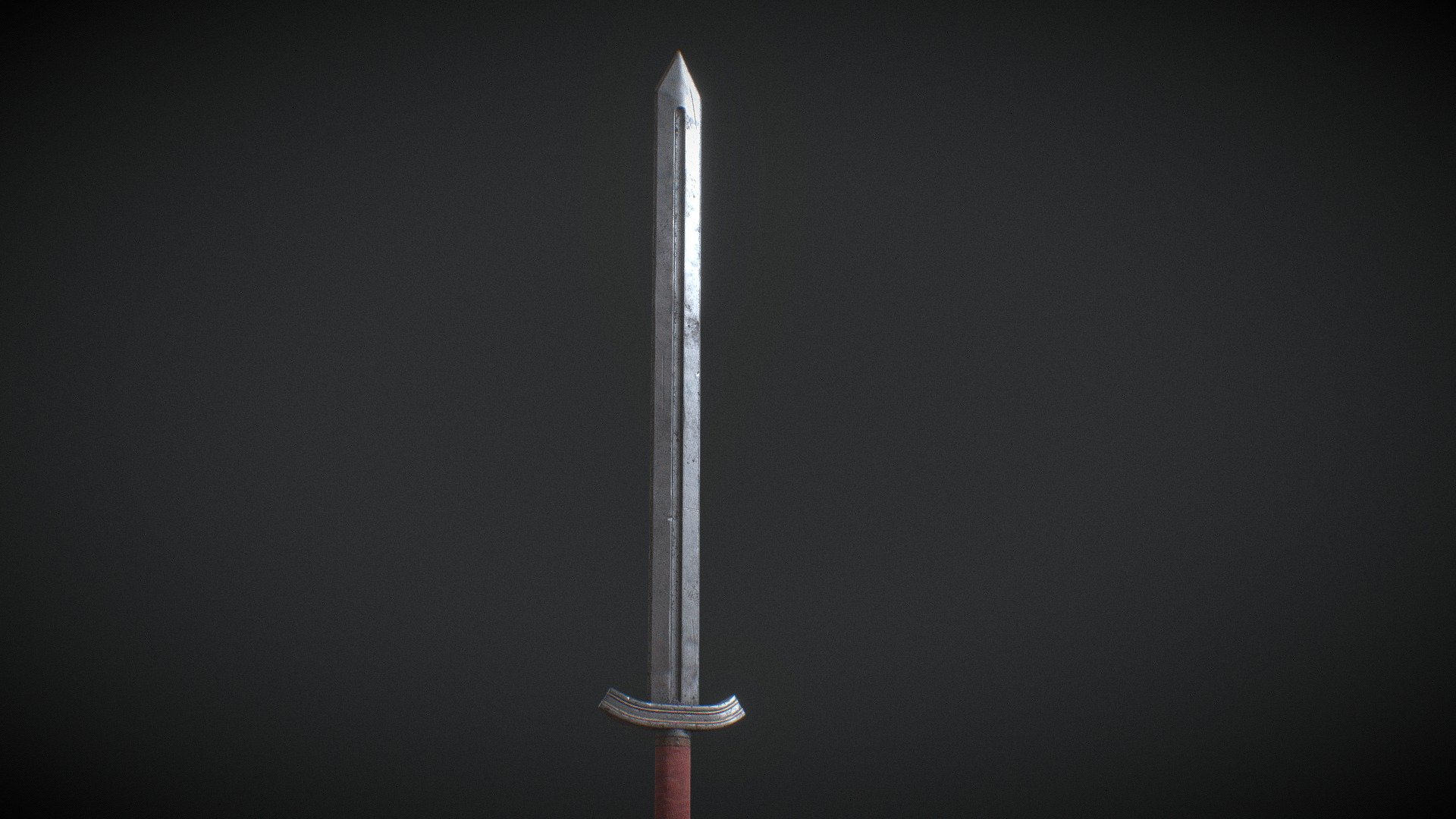 Medieval Weapon Short Sword -PBR- Game Ready - Buy Royalty Free 3D ...